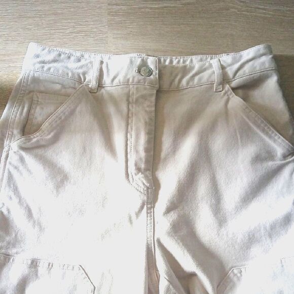 Wilfred Free Women's Pants Brennan Utility Carpenter Cargo Double Knee High Rise - Picture 4 of 10